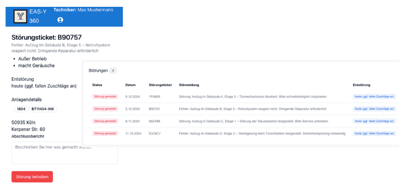 easY App integration Image